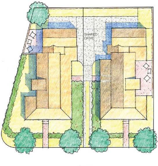 Brentwood Beach Cottages Site Plan
