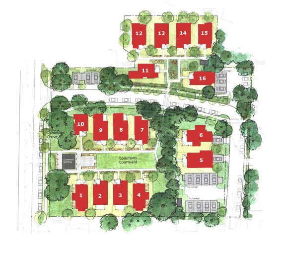 The Cottage Company Danielson Grove Site Plan